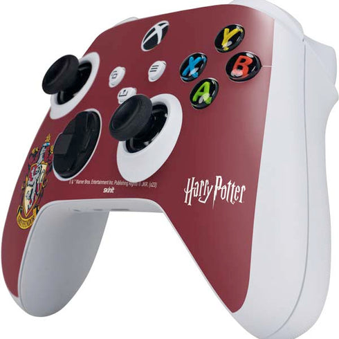 Wizarding World Harry Potter Gryffindor House Crest Xbox Series S Controller Skin